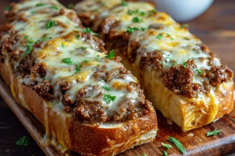 cheesesteak-gefulltes-knoblauchbrot