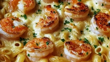 garnelen-scampi-nudelauflauf